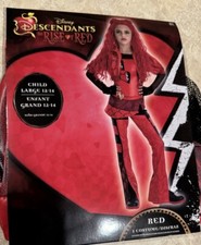 Disney Descendants 4 The Rise Of Red Halloween Costume SIZES Large 12 - 14
