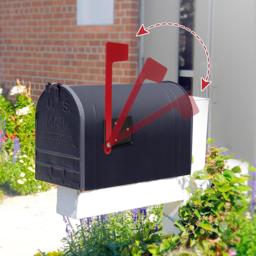 Mailbox Flag Replacement Kit, Galvanized Steel Flag for Mailbox, Mailboxes - Picture 6 of 12
