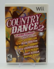 Country Dance 2 (Nintendo Wii, 2011) Complete in Box Very Clean Party Game E10*