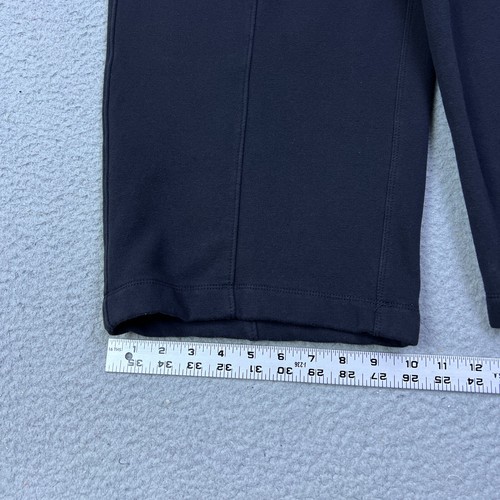 Athleta Retroplush Straight Leg Pant Women's 1X Black Pull On Stretch Front Seam - Picture 11 of 14