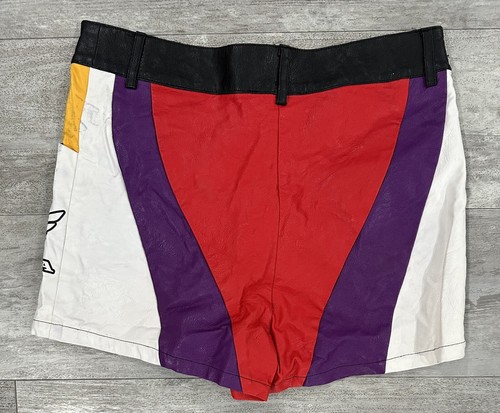Forever 21 x Honda Racing vegane Kunstleder Shorts Gr. M 2" Schrittlänge siehe Beschreibung * - Bild 5 von 8