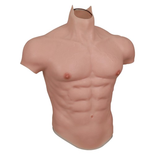 Männlicher Anzug Fake Belly Muscle Brust Macho Realistischer Silikonmuskel - Picture 13 of 16