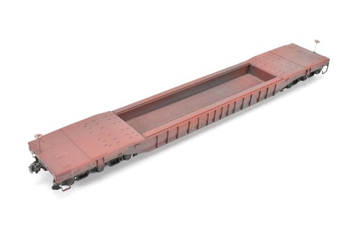 O Scale Quality Craft C&O Chesapeake & Ohio 61' Well Hole Flat Car Custom Built - Picture 8 of 18