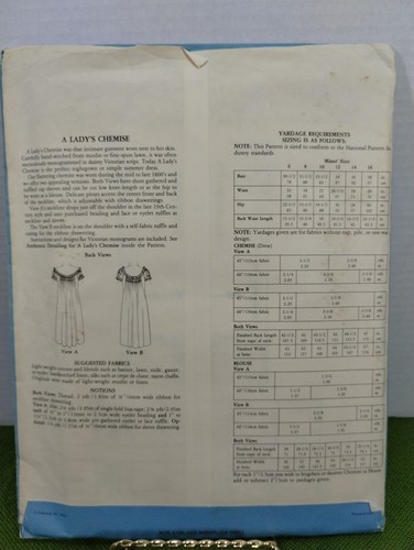 folkwear motivo cucito #223 Camicia da donna costume pigiama donna - Foto 2 di 3