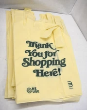 Reusable Eco-Friendly Grocery T-Shirt Shopping Bags Durable Tote Bag 25 Pack