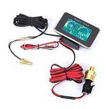 LCD Digital Display Oil Pressure Meter, Anti-shaked Car Voltmeter, for
