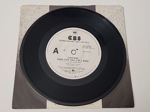 CHICAGO - Song For You (I'm A Man) - I'D Rather Be Rich Very Rare Promo 7" Vinyl - Picture 3 of 9