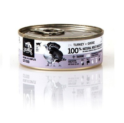 5901785315912 3COTY Turkey with goose - nassfutter für Katzen - 80g 3coty