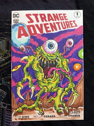 STRANGE ADVENTURERS MONSTER ART COMIC BOOK SKETCH COVER DRAWING SCHERES