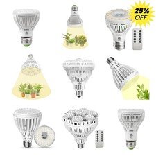 SANSI 10W-100W LED Grow Light Full Spectrum Indoor Plants Seedling Veg Grow Lamp