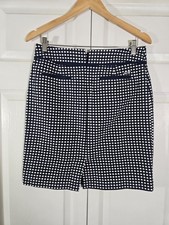 Vineyard Vines back zip navy womens skirt size 4 all cotton lined