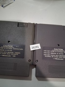 2 retro Nintendo video games NES  26291 wt11 Time Lord, Flying Dragon the secret