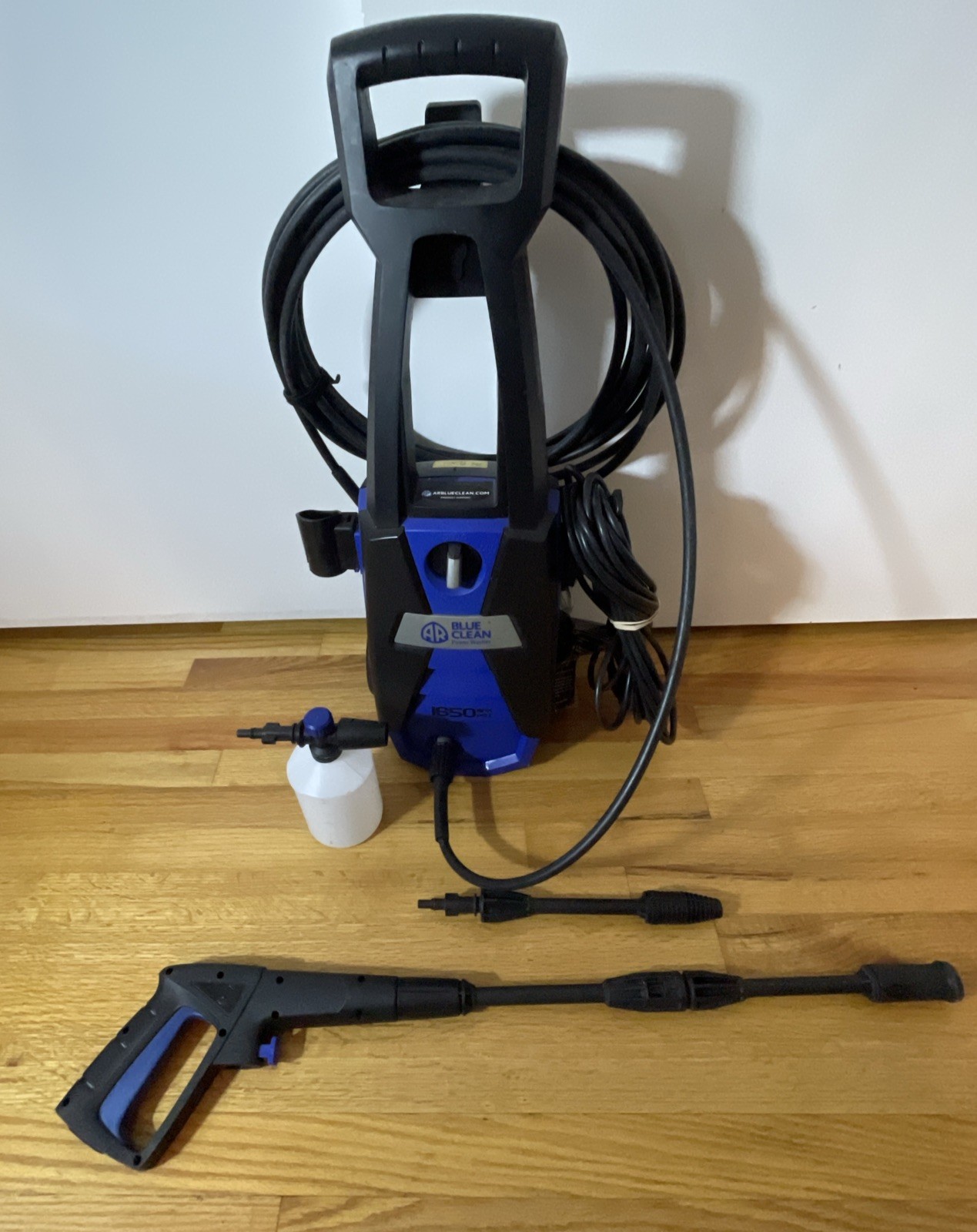 AR Blue Clean Electric Power Pressure Washer Small 1650 Psi AR 114 S - Tested