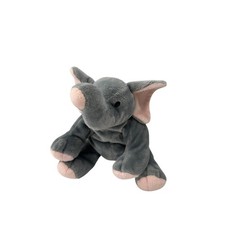 Ty Baby Ty Humphrey Grey Elephant Pink Ears Plush Stuffed Animal 2013 10 inch