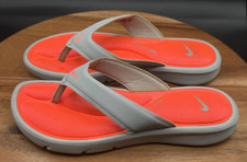 Women s ULTRA COMFORT Thong Flip Flops Size 9 Grey Hyper Punch Flaws 882697