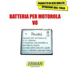 BATTERIA PER MOTOROLA V8 3,7V 1050mAh