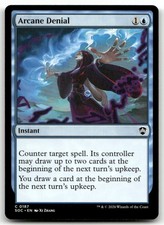 Arcane Denial #187 (NM) Commander: Secrets of Strixhaven SOC Magic MTG