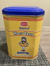 Vintage Mary Jane Necco cookie Metal Tin