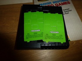 FROGGER - Atari 5200 CIB Complete In Box w/ Overlays (unpunched!) Parker Konami