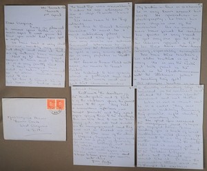 MayfairStamps Australia 1940s to French Creek WV Letter & Cover aaz_64229