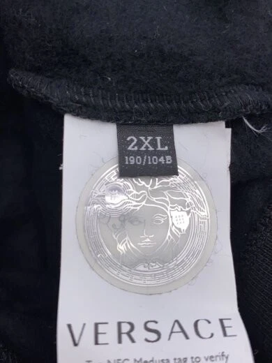 Felpa con cappuccio VERSACE Zip XXL Cotone BLK 1012175 1A08821