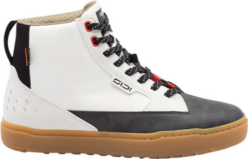 Chaussures SIDI ARX Ice White pour motard urbain en quête de confort