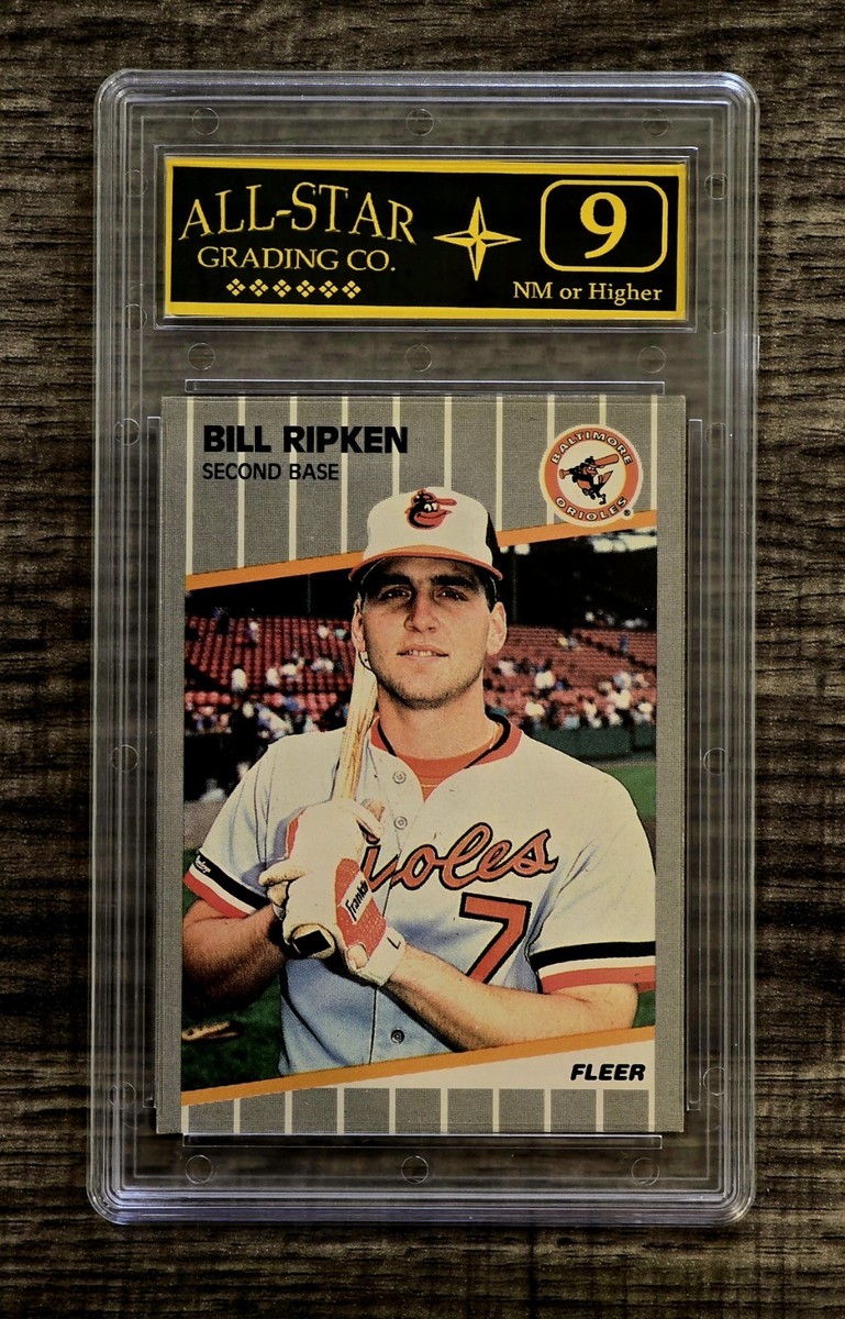Billy Bill Ripken 1989 FLEER #616 F F Black Box Graded ASG NM 9 | eBay