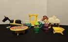 Vintage Fisher Price Little People Royal Lot Queen w/Throne Carriage w/horses