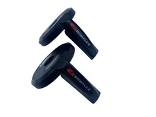 2x Bowflex 1090 Dumbbell Replacement Handle Part Black Tab Endcap Dial Lock Disc