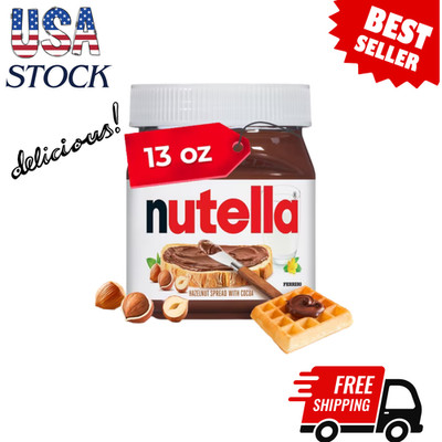 Nutella Hazelnut Spread with Cocoa, Creamy Hazelnut Spread, Breakfast Favorite..