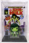 Funko Pop! Comic Covers 07 She-Hulk Target Exclusive Marvel Vinyl Figure w/ Case