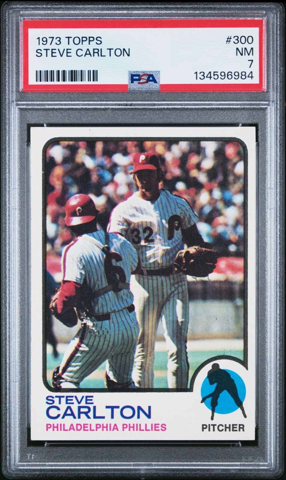 1973 Topps #300 Steve Carlton PSA 7