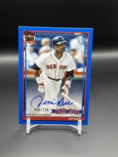2026 Topps Series 1 JIM RICE Blue AUTO 1991 Topps Baseball /150 #91AJRI Red Sox