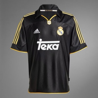 Adidas Real Madrid 99/00 Away Jersey Black JW1992 Size L New Authentic