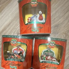 Hot Wheels Millennium Edition Holiday Santa Claus Diecast Figurines Set of 3