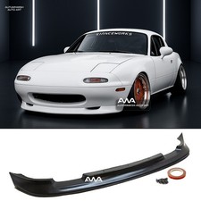 Gv Style Front Bumper Chin Spoiler Lip For 90 91 92 93 94 95 96 97 Mazda Miata