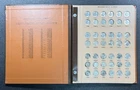 COMPLETE 1946 - 1989 Nice Roosevelt Silver Dimes Set w/ Proofs Dansco Album NR