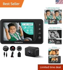 5'' Baby Car Camera with Night Vision, USB Powered, Mirror/Normal Mode, 1080...