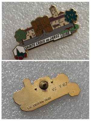 Pin s Ville PBVF Schönstes Dorf Frankreichs Sainte Croix En Jarez Loire LB