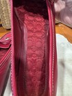 Vintage Coach Virginia Loafers Size 8.5 Red Leather Moc Toe Ballet Flats Shoe — photo 3