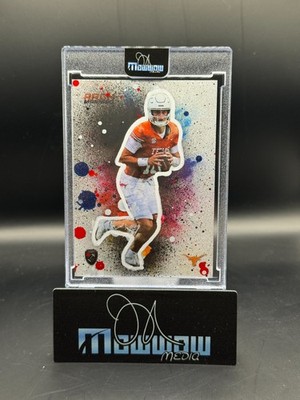 John Rudolph Signed Art Card Arch Manning 1/1 Hand Painted Texas