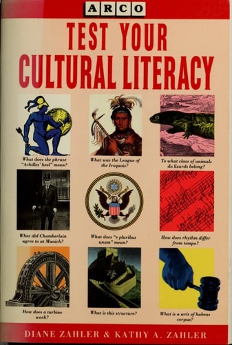 Test your cultural literacy by Zahler, Diane, Good Book