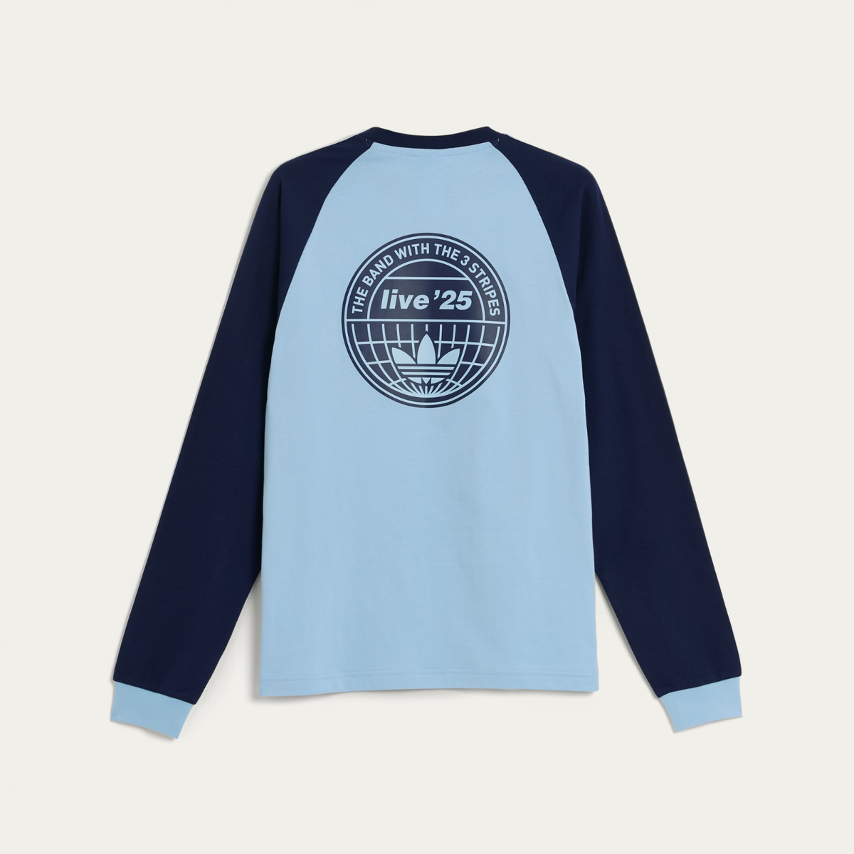 adidas x Oasis Tour Three Stripes L/S T-shirt Clear Sky KT3427