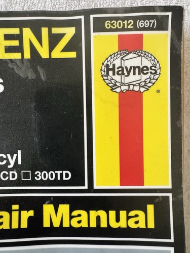 HAYNES Mercedes-Benz Diesel 123 Series 1976 - 1985 Repair Manual (63012-697) - Picture 3 of 8