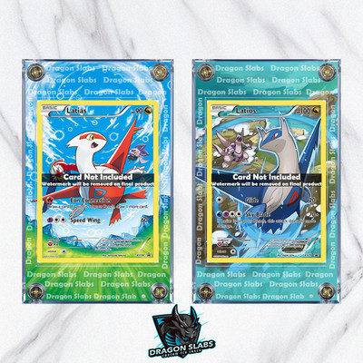 x2 Pokemon Latias Latios XY 78 79 Promo Extended Art Case