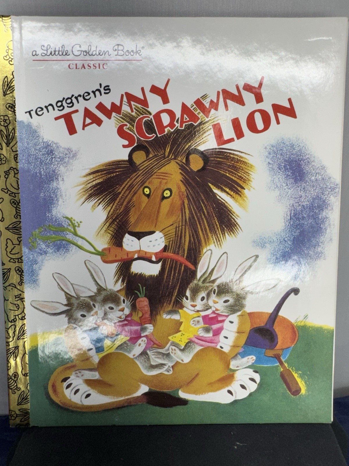 Vintage A Little Golden Classic Book Tenggren’s Tawny Scrawny Lion #1980