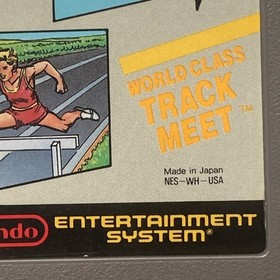 Super Mario Bros. / Duck Hunt / World Class Track Meet Nintendo NES W/Manual