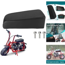 Black Vinyl Mini Bike Seat Cushion for 98cc 100cc 2.5HP 3.0HP CT100U Motorbike
