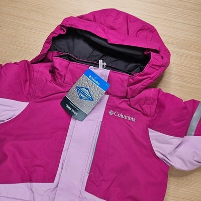 Columbia Buga II Suit Kids 12/18 Pink Omni-Tech Waterproof Snowsuit NEW