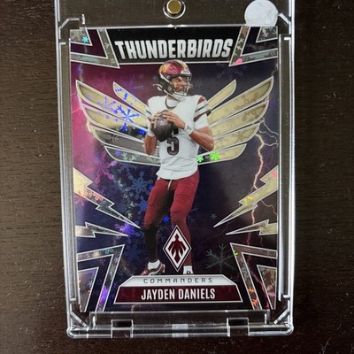 Jayden Daniels: /199 Silver Winter Thunderbirds SSP # 50 - 2025 Panini Phoenix